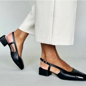 Steve Madden Leather Belinda Slingback Sandals